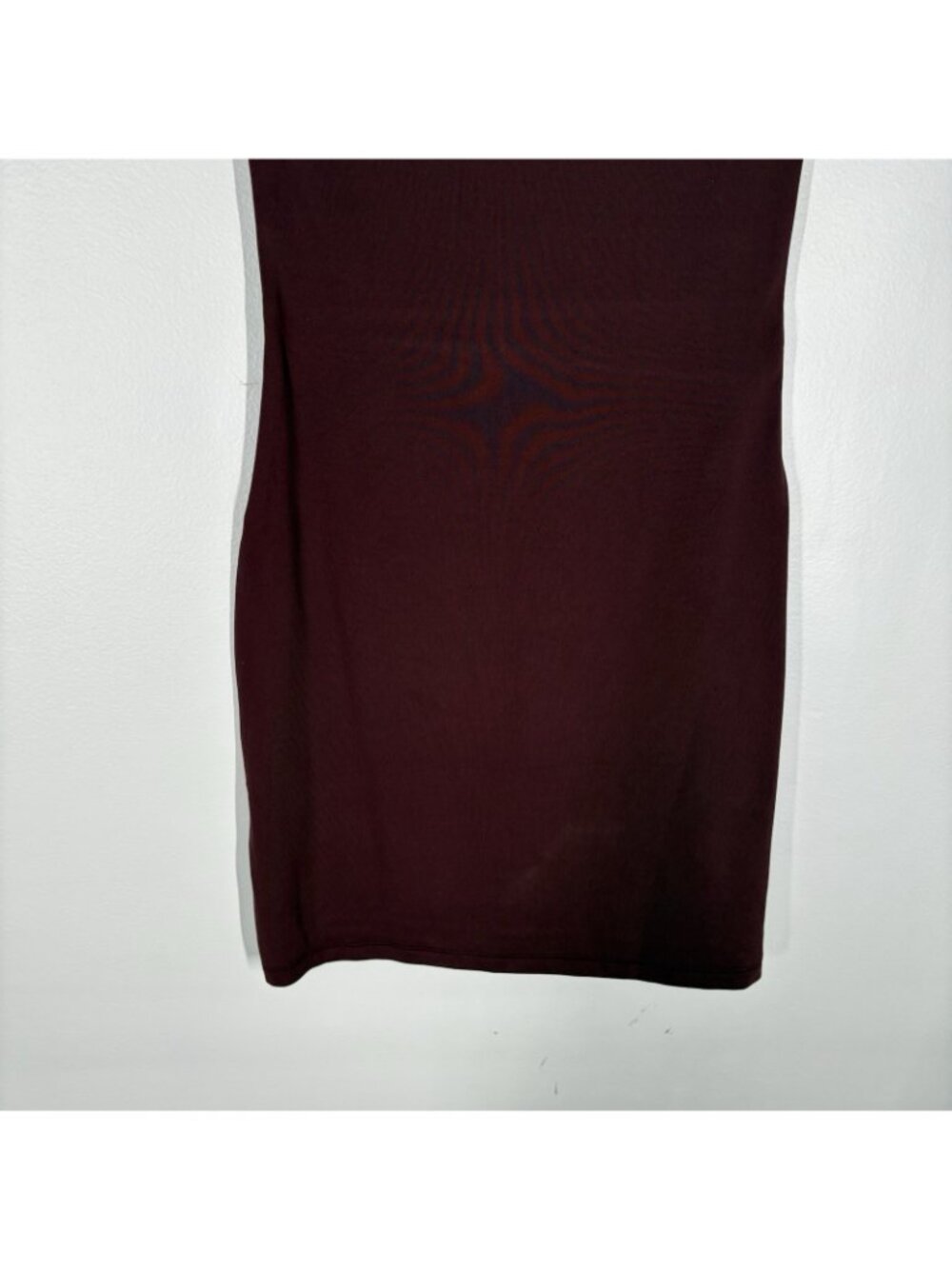 Aritzia Sz S Burgundy Strapless Original Contour Enrapture Mini Tube Dress NWOT - Picture 3 of 8